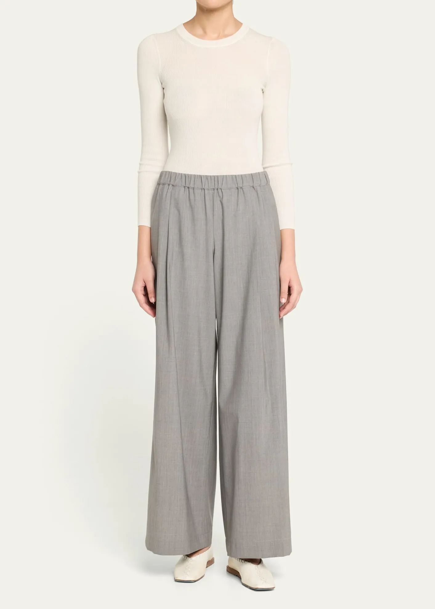 TWPRibbed Wool Pullover