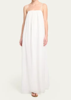 TWPShirred Column Maxi Dress