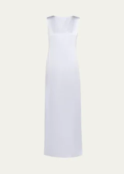 TWPSimple Twist of Fate Crepe-Back Satin Dress