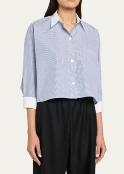 TWPSoon To Be Ex Striped Button-Front Shirt