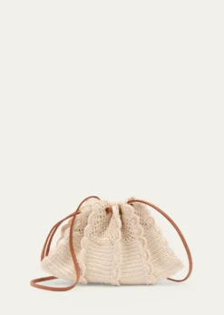 Ulla JohnsonAdria Small Wavy Crochet Crossbody Bag