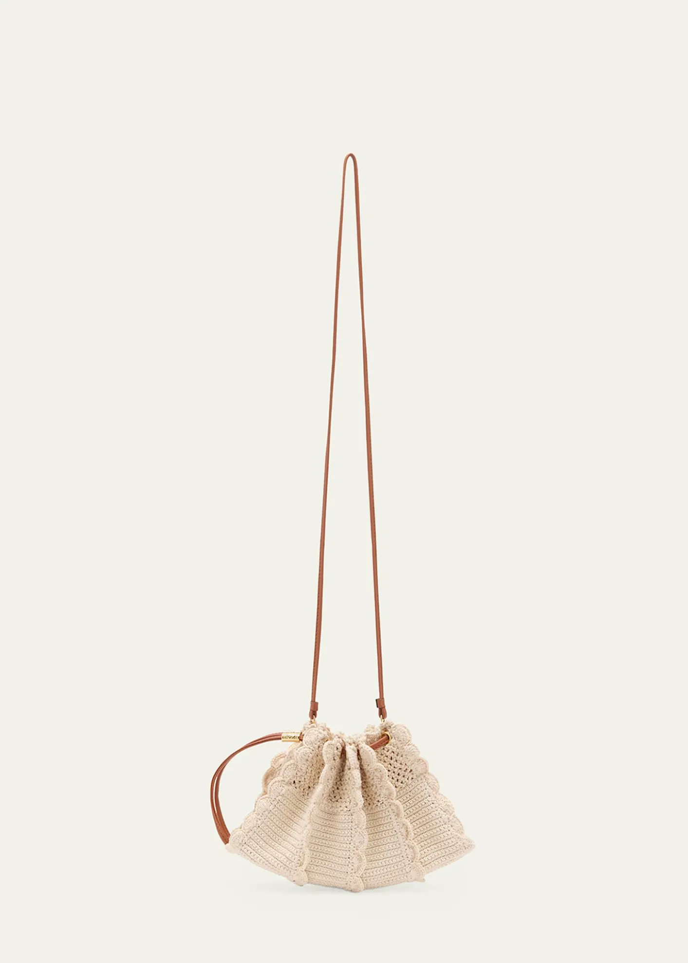 Ulla JohnsonAdria Small Wavy Crochet Crossbody Bag