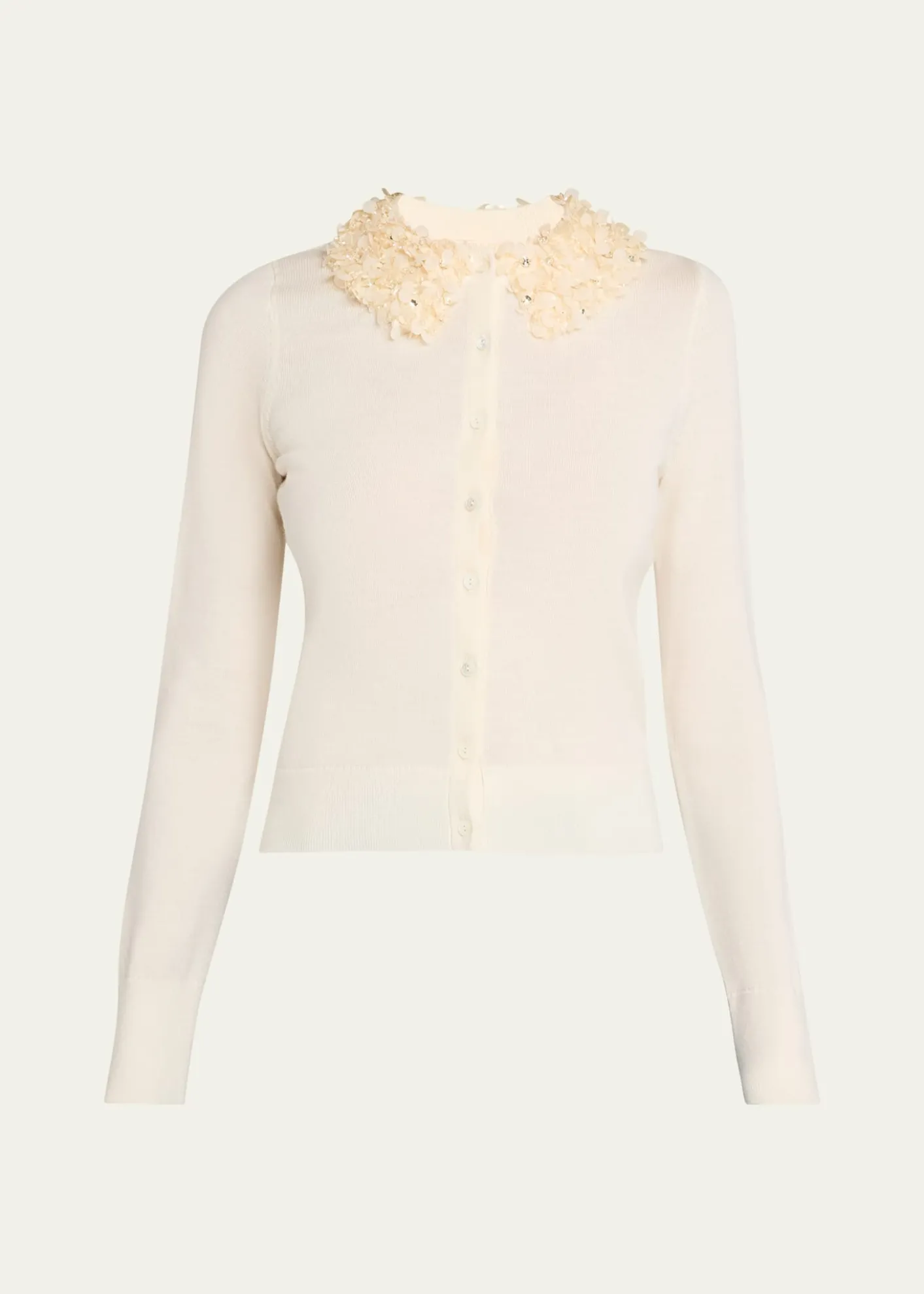 Ulla JohnsonAnna Embellished Merino Cardigan