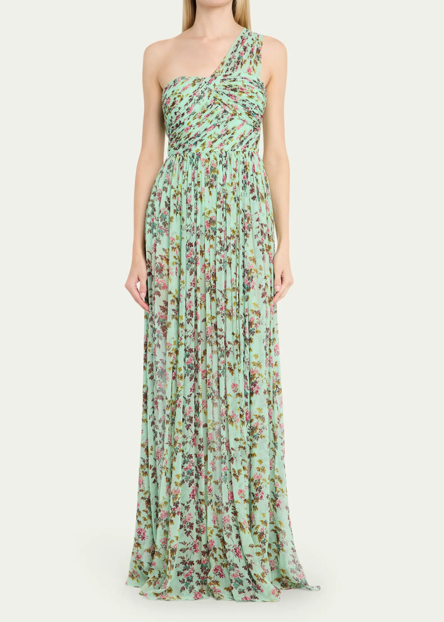 Ulla JohnsonAureline Floral Silk Gown