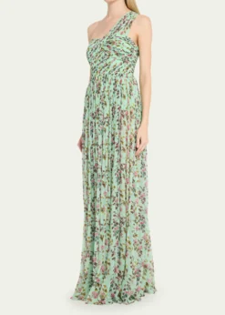 Ulla JohnsonAureline Floral Silk Gown