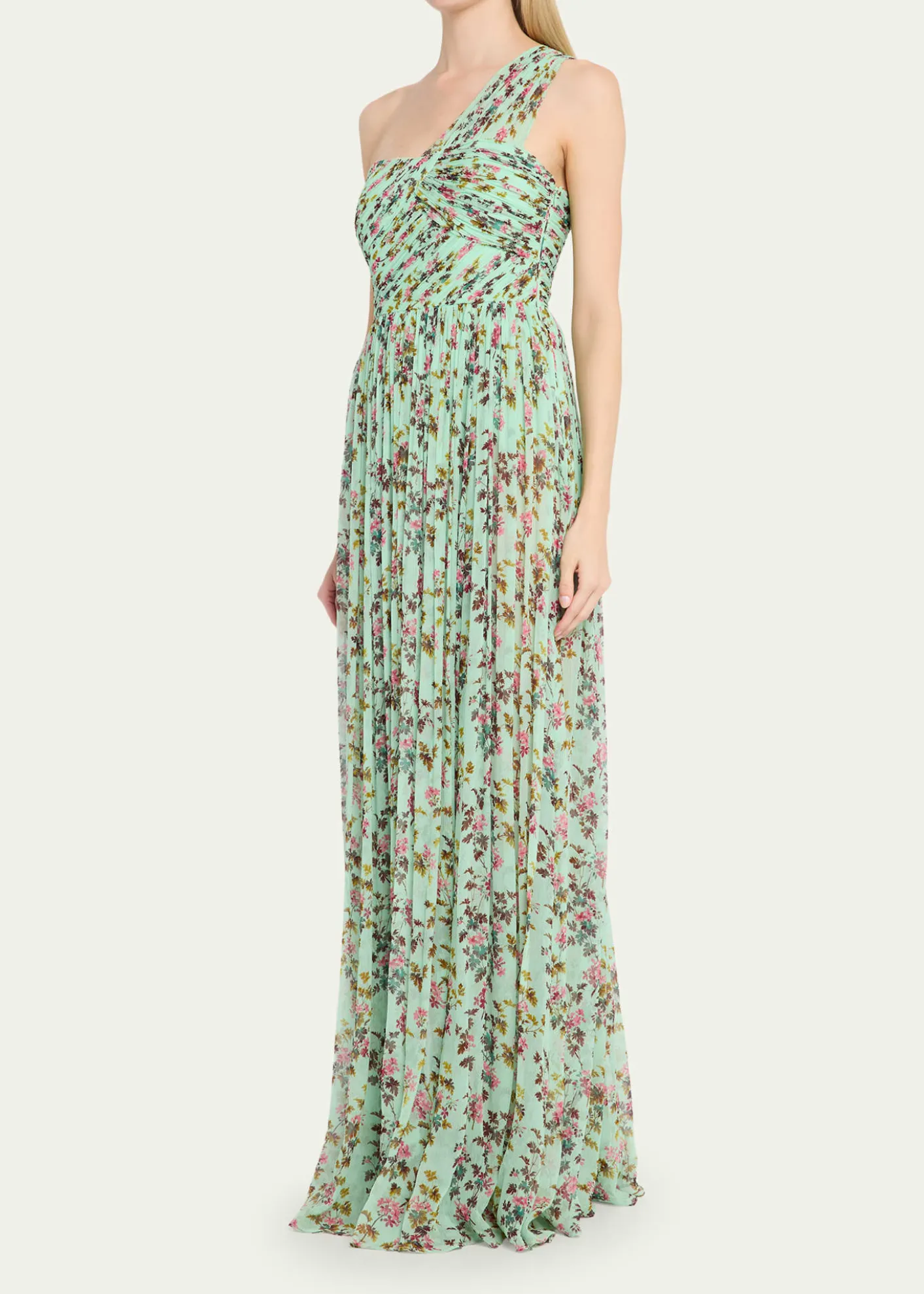 Ulla JohnsonAureline Floral Silk Gown