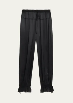 Ulla JohnsonCamile Silk Drawstring Pants