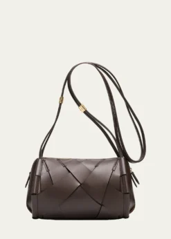 Ulla JohnsonCharlotte Woven Leather Camera Bag