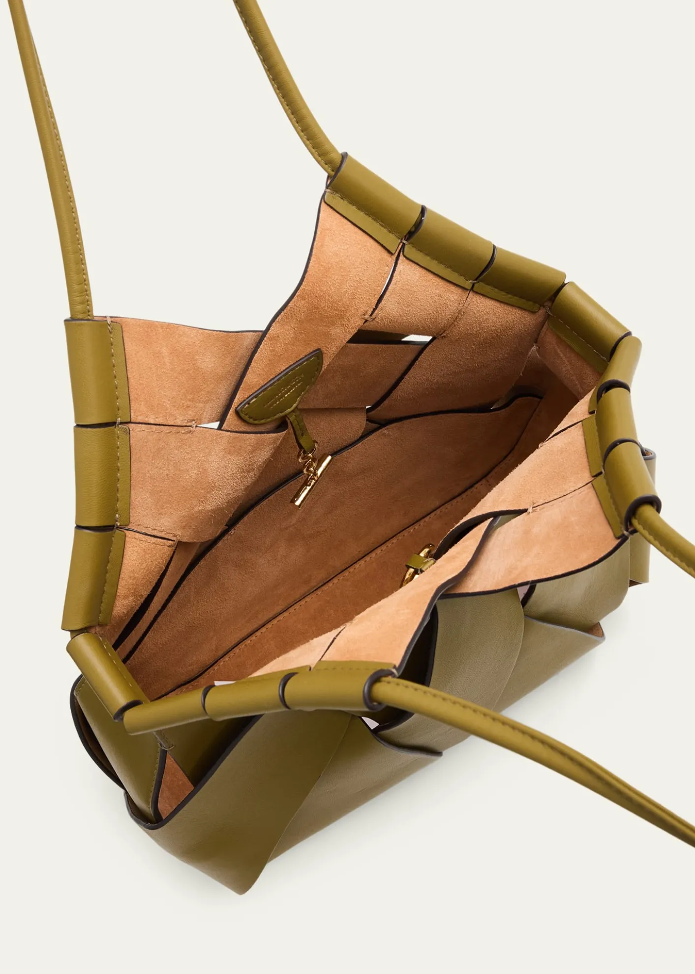 Ulla JohnsonCharlotte Woven Leather Shoulder Bag
