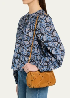 Ulla JohnsonCharlotte Woven Suede Camera Bag