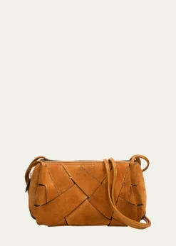 Ulla JohnsonCharlotte Woven Suede Camera Bag