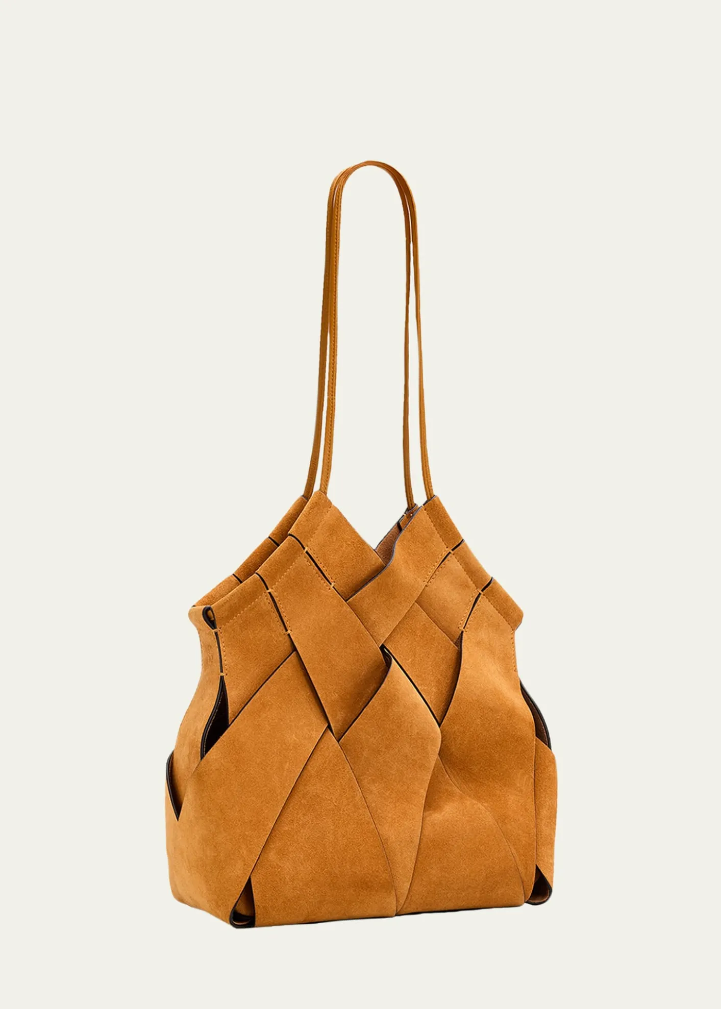 Ulla JohnsonCharlotte Woven Suede Shoulder Bag