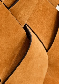 Ulla JohnsonCharlotte Woven Suede Shoulder Bag