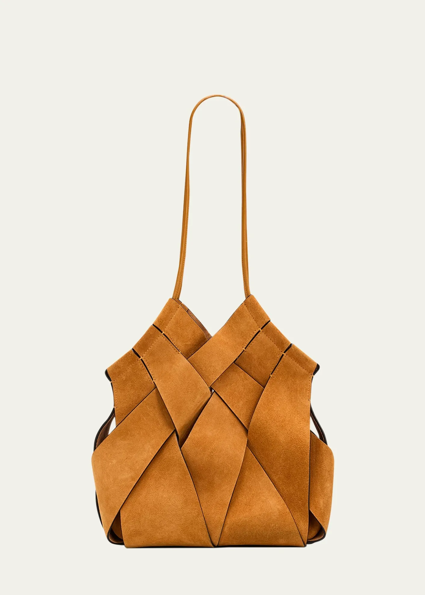 Ulla JohnsonCharlotte Woven Suede Shoulder Bag