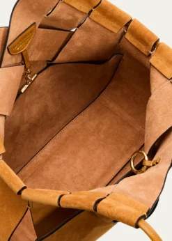 Ulla JohnsonCharlotte Woven Suede Shoulder Bag