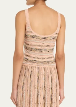 Ulla JohnsonClotilde Wavy Knit Tank Top