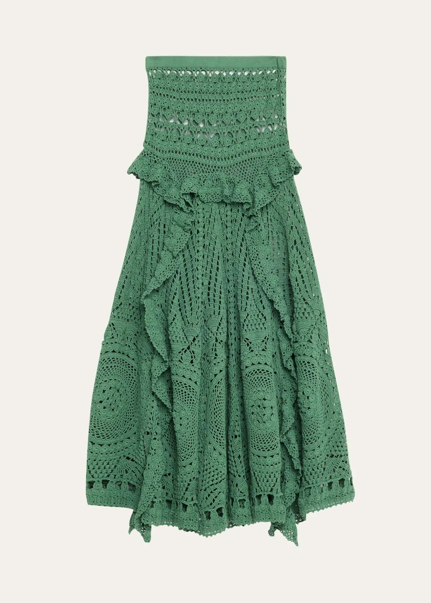 Ulla JohnsonFlorette Crochet Maxi Skirt