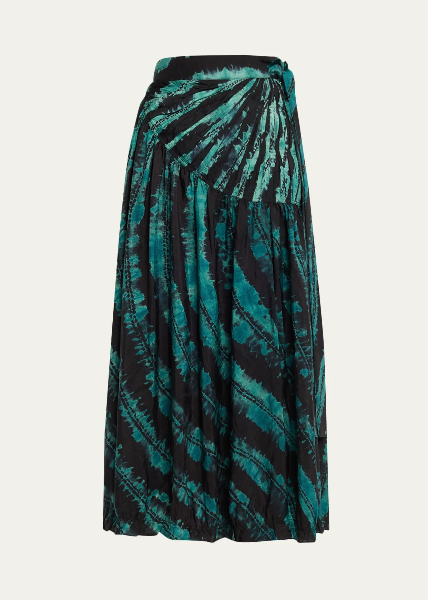 Ulla JohnsonFreya Shibori Tie-Dye Midi Skirt