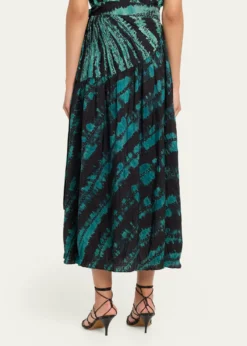 Ulla JohnsonFreya Shibori Tie-Dye Midi Skirt