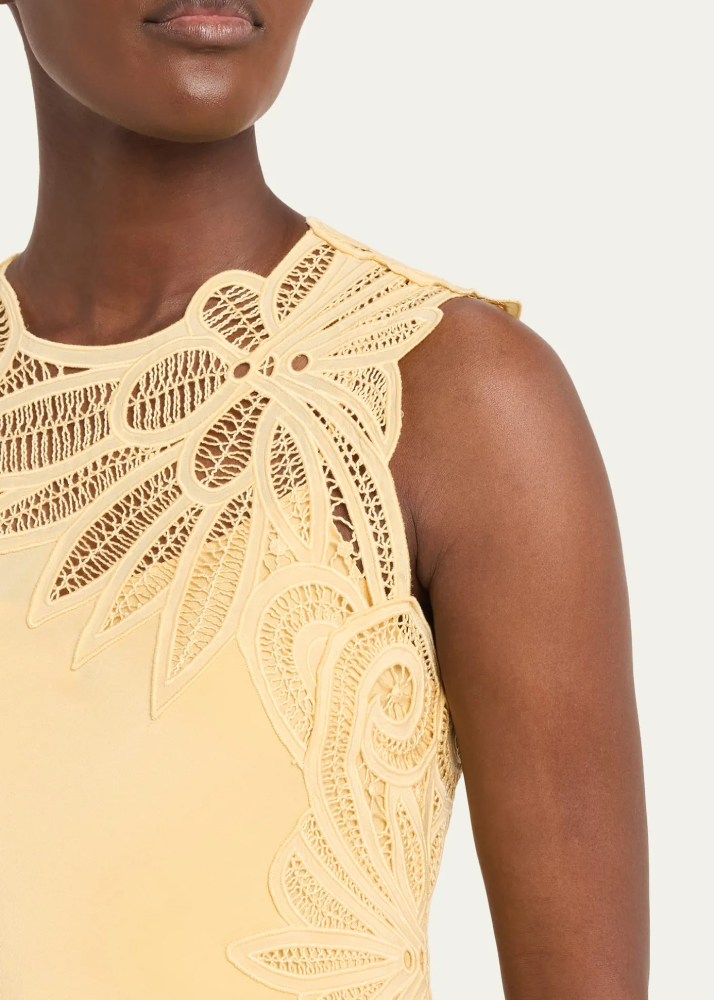 Ulla JohnsonIdra Embroidered Silk Dress