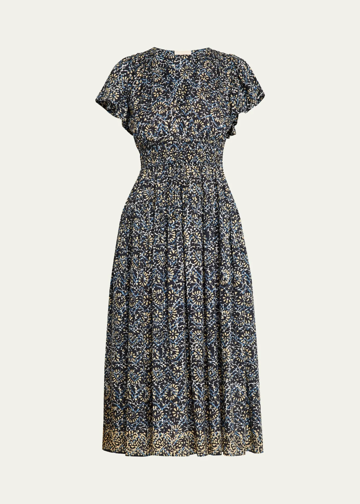 Ulla JohnsonLyria Printed Cotton Midi Dress
