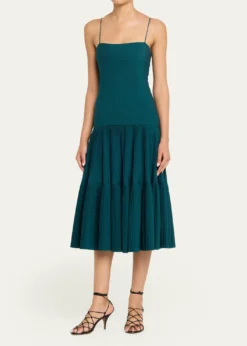 Ulla JohnsonMatilda Wool Drop-Waist Midi Dress