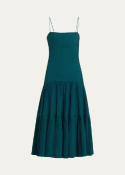 Ulla JohnsonMatilda Wool Drop-Waist Midi Dress