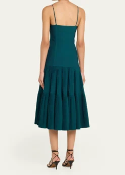 Ulla JohnsonMatilda Wool Drop-Waist Midi Dress
