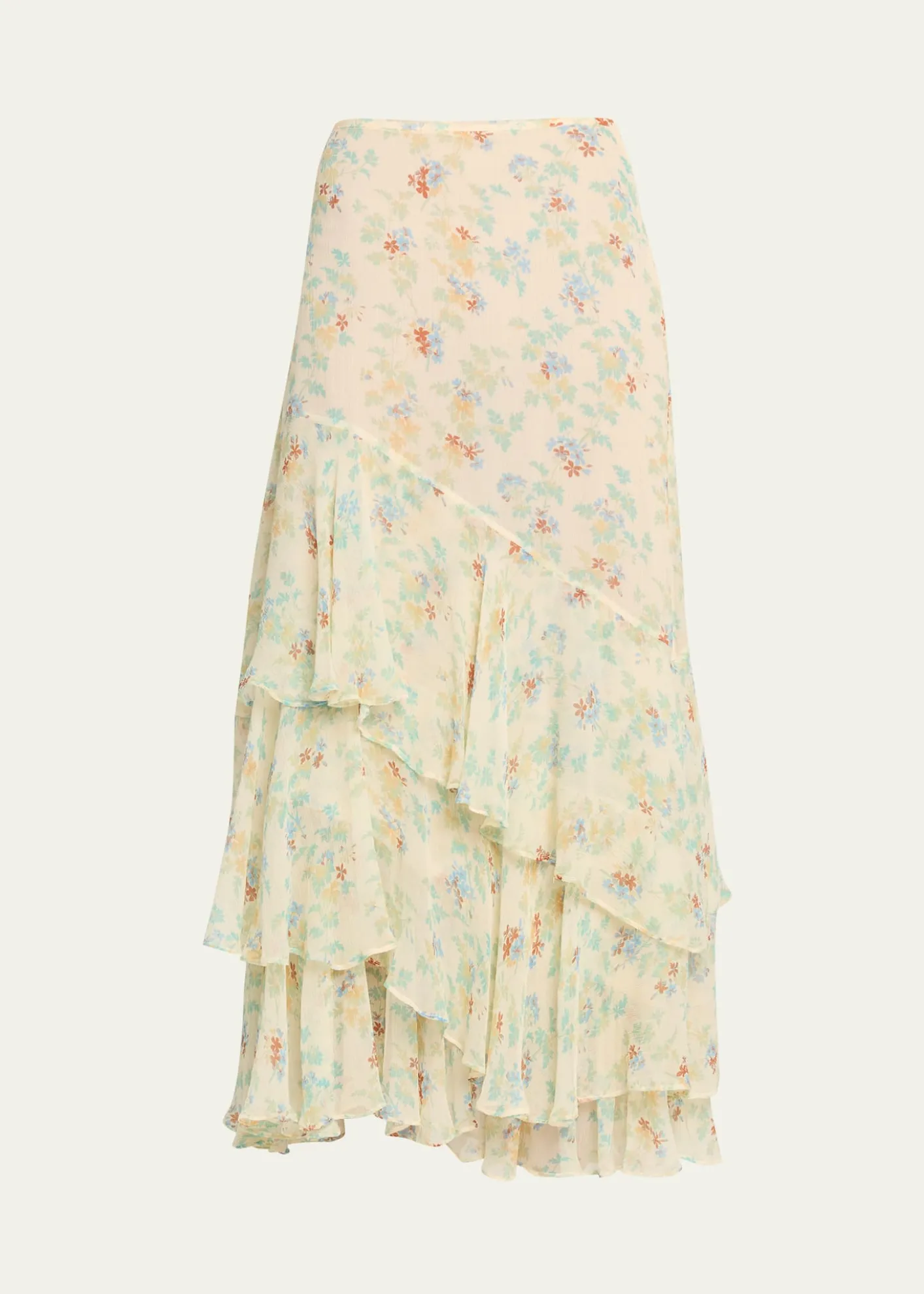 Ulla JohnsonMeadow Silk Midi Skirt