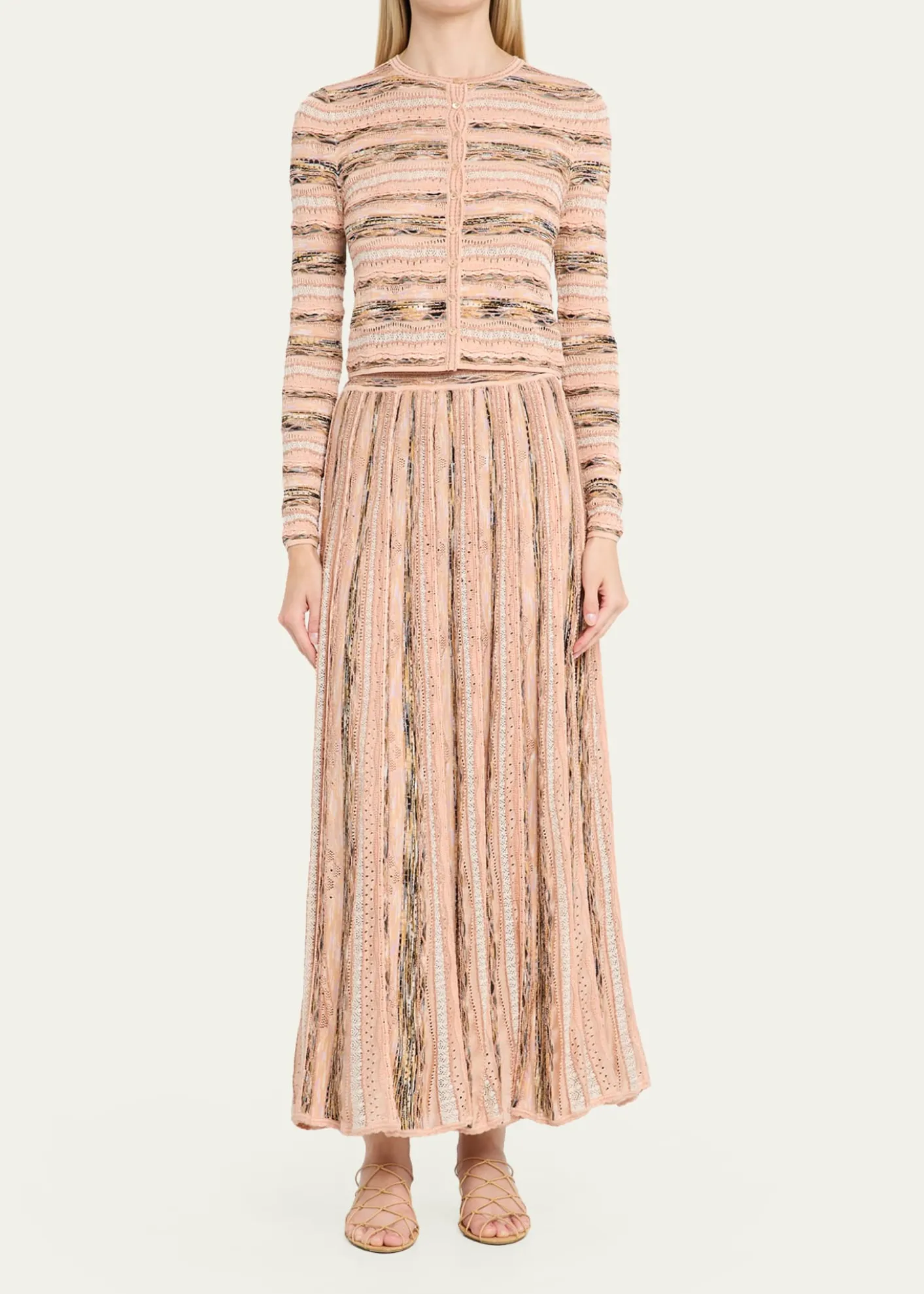 Ulla JohnsonMia Wavy Knit Cardigan