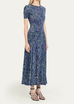 Ulla JohnsonSabine Short-Sleeve Jersey Maxi Dress