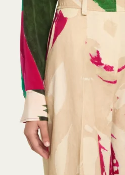 Ulla JohnsonUJ x Lee Krasner Mitchell Wide-Leg Pants