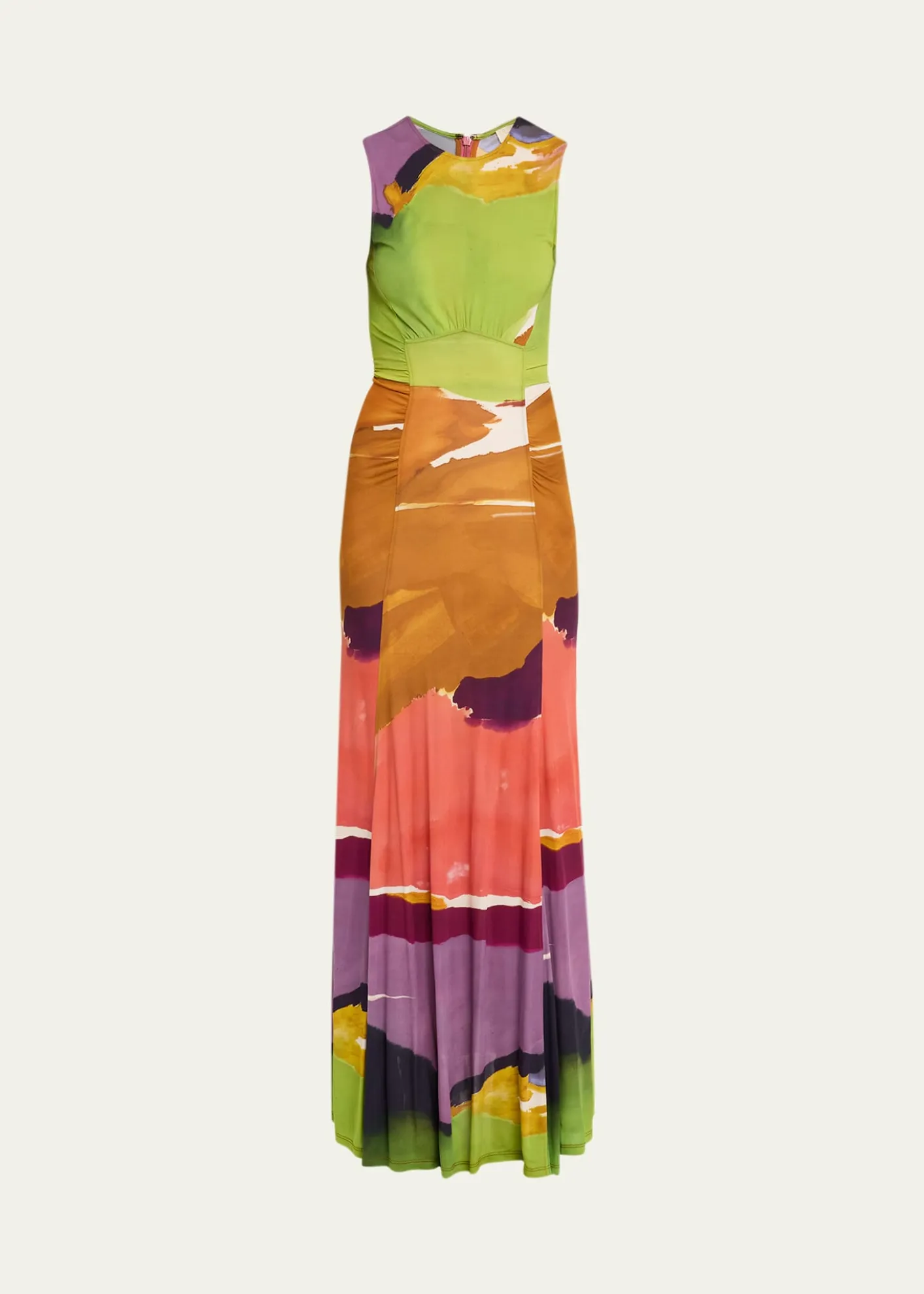 Ulla Johnsonx Helen Frankenthaler Lana Sleeveless Jersey Maxi Dress