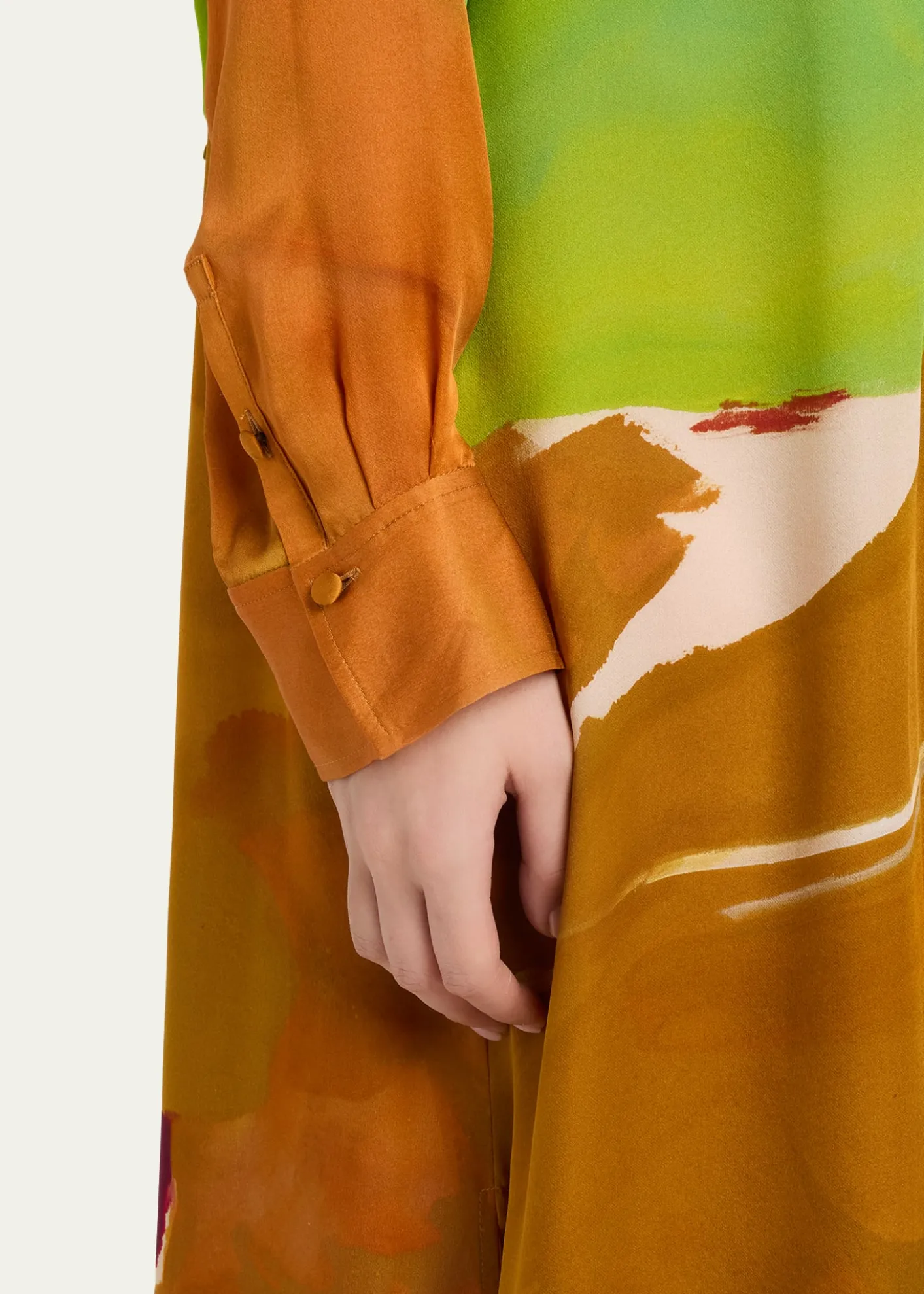Ulla Johnsonx Helen Frankenthaler Critique Silk Scarf Dress