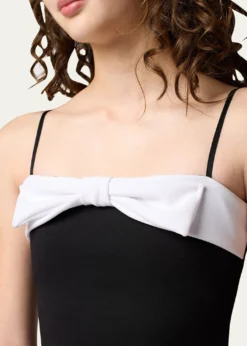 Un Deux TroisGirl's Crepe Bow Front Dress, Size 7-16