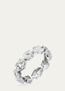 UnsaidArmor Eternity Diamond Band in 18K White Gold