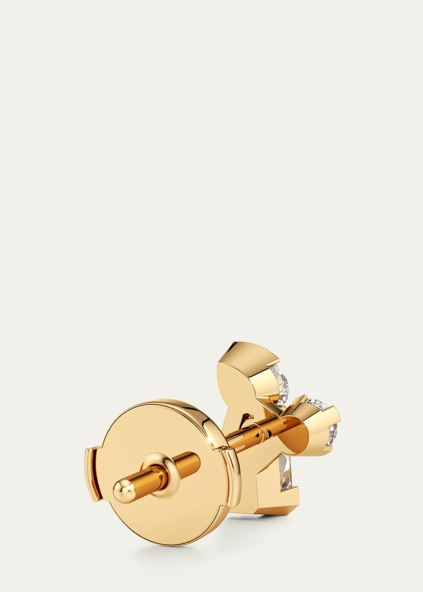 UnsaidMeta Lab-Grown Diamond Cluster Stud Earrings in 18K Yellow Gold