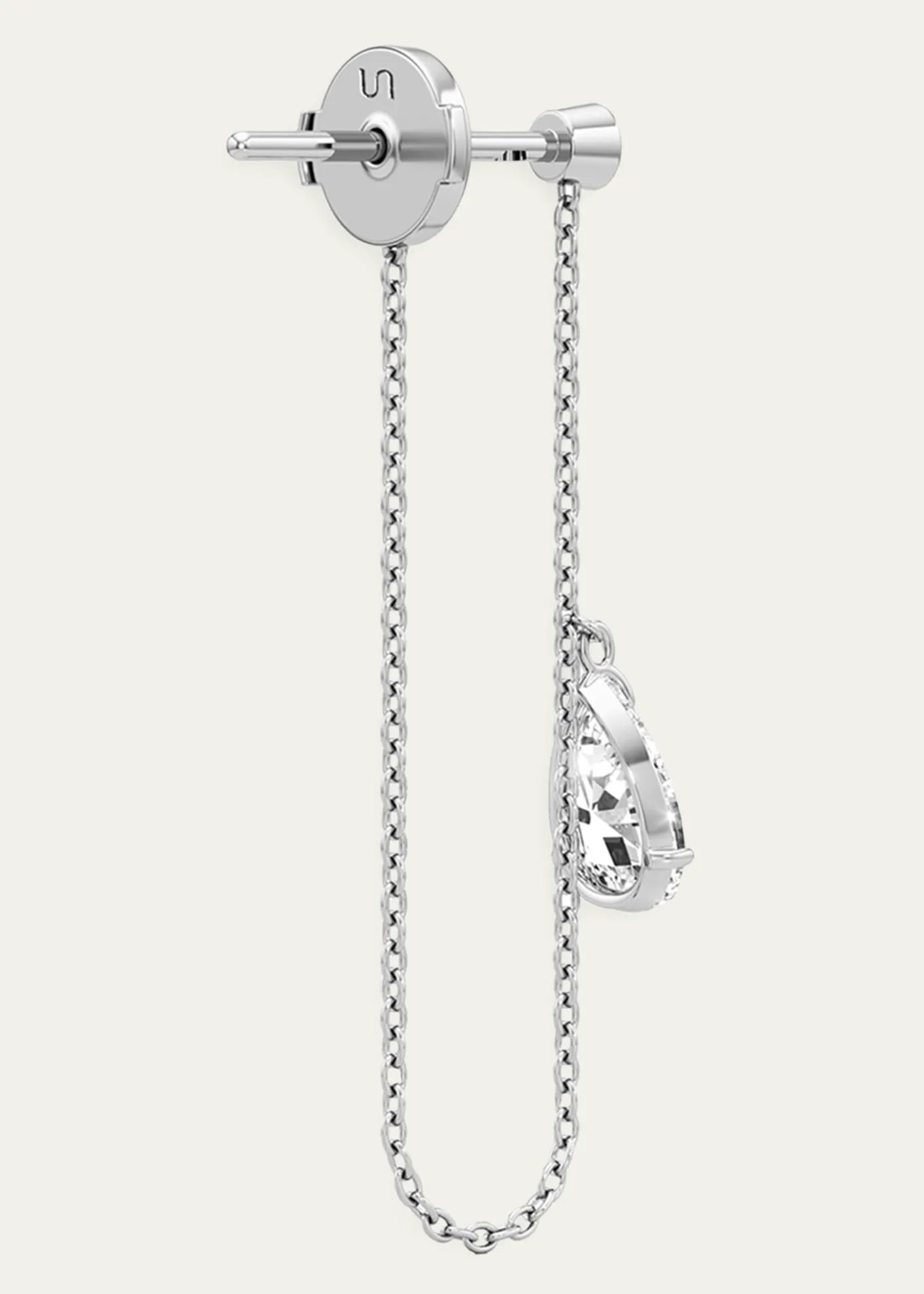 UnsaidTear Lab-Grown Diamond Pure Drop Earrings
