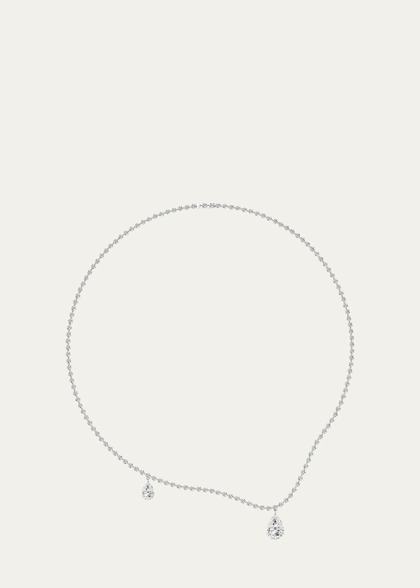 UnsaidTear Lab-Grown Diamond Curve Necklace