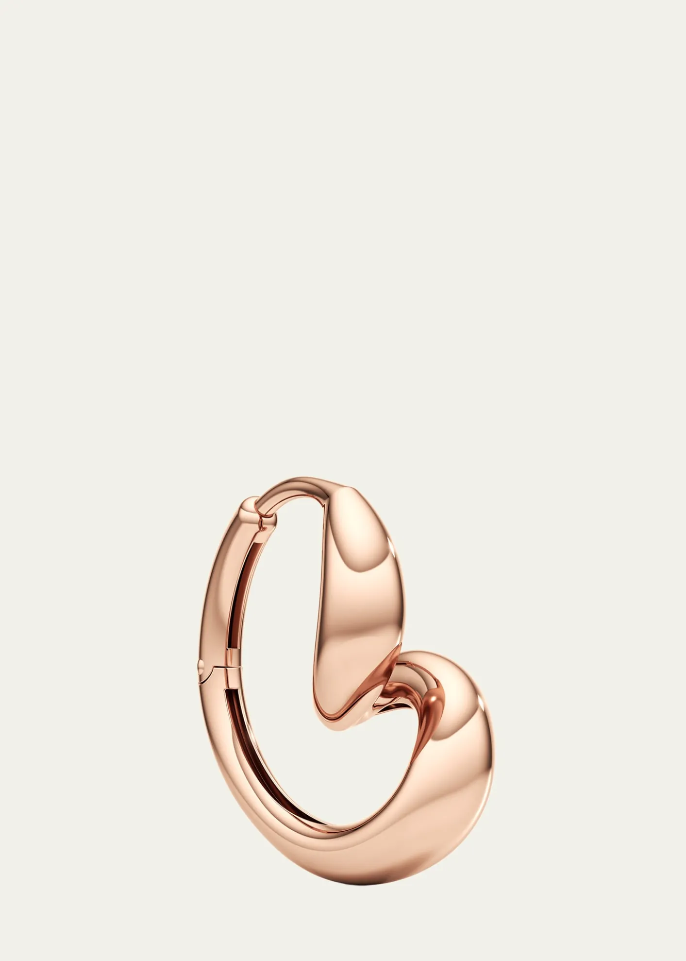UnsaidWhirlwind Hoop Earrings in 18K Rose Gold