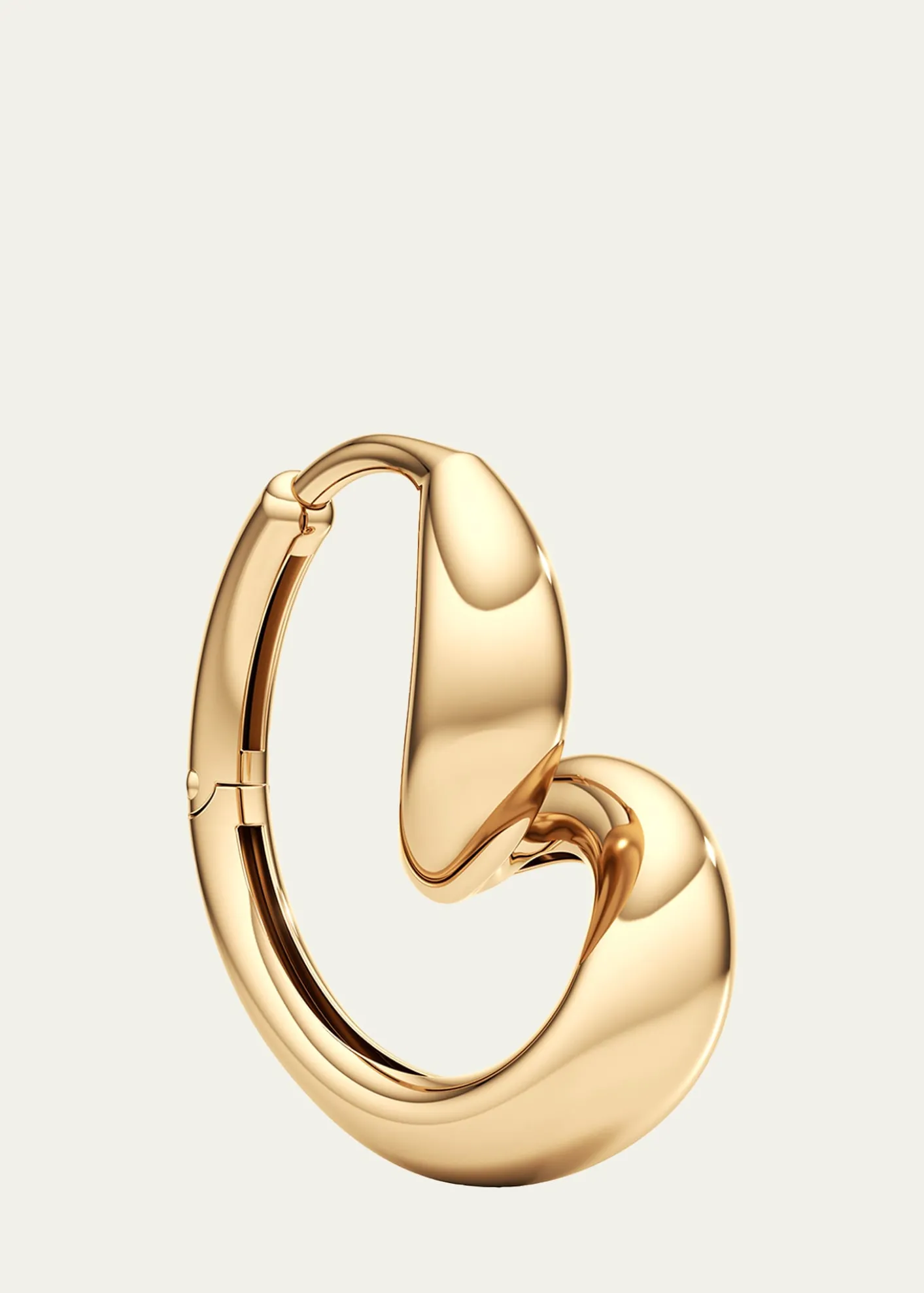 UnsaidWhirlwind Hoop Earrings in 18K Yellow Gold