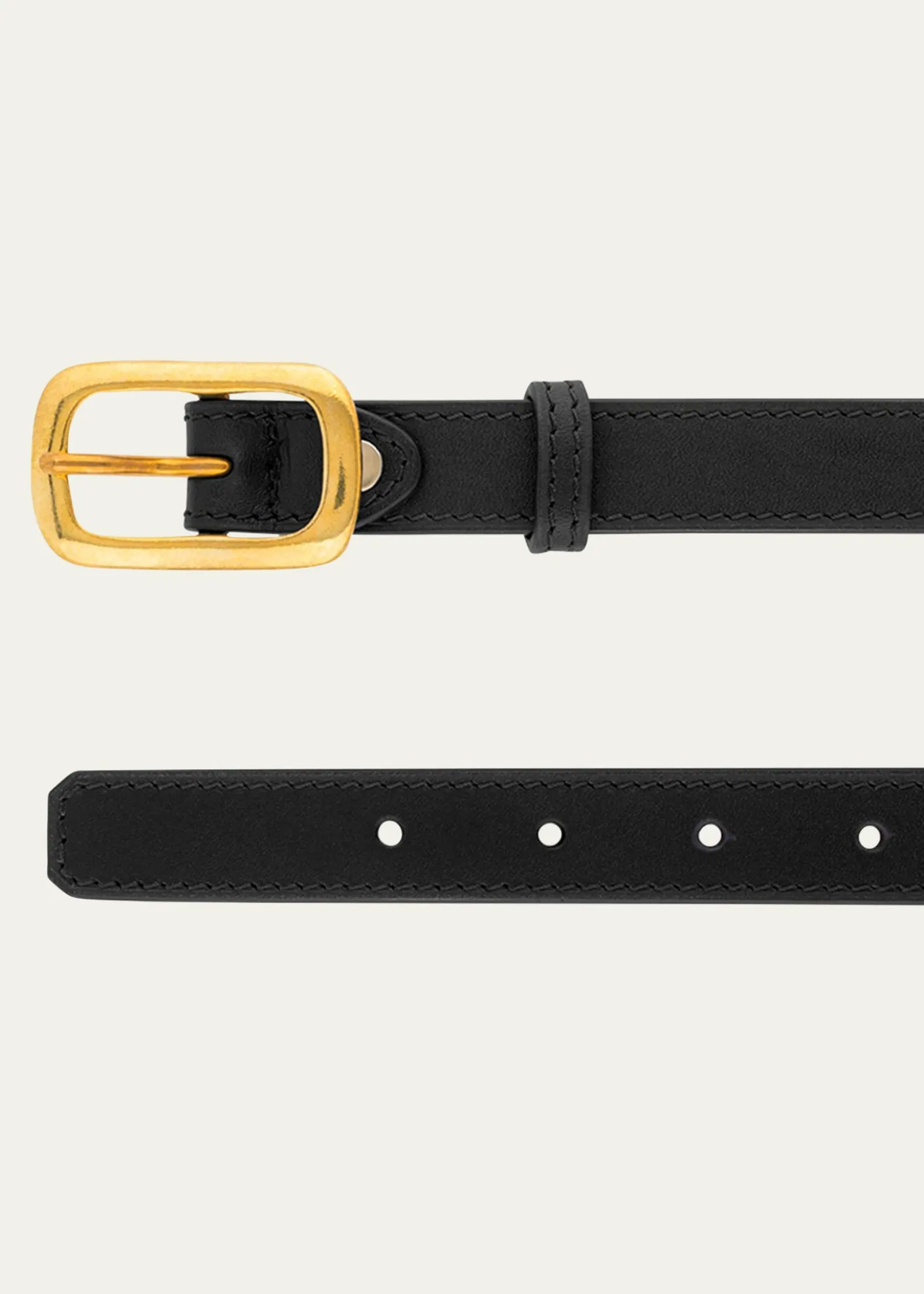 Vaincourt ParisLa Petite Captivante Leather & Brass Belt