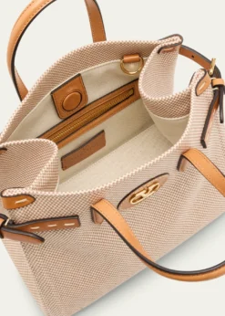 Valentino GaravaniAntibes Small Canvas Shopping Tote Bag
