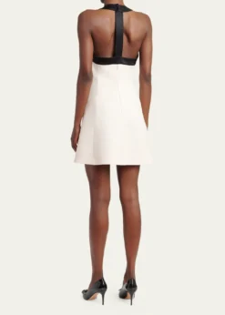 Valentino GaravaniBow-Accented Mini Dress