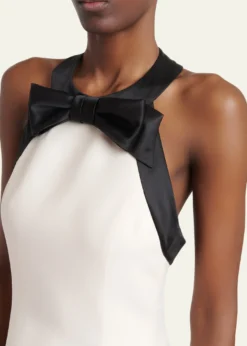 Valentino GaravaniBow-Accented Mini Dress