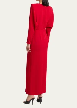 Valentino GaravaniCutout Silk Column Maxi Dress