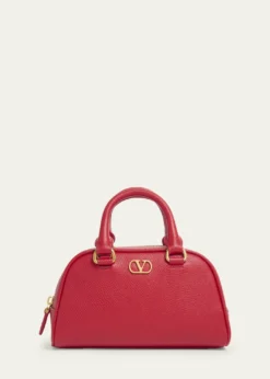 Valentino GaravaniDome Mini Leather Top-Handle Bag