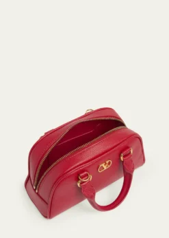 Valentino GaravaniDome Mini Leather Top-Handle Bag