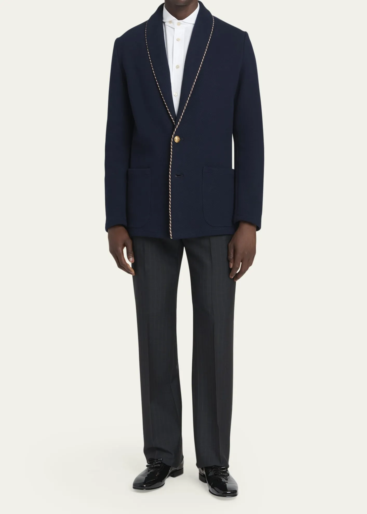 Valentino GaravaniMen's Cotton Jersey Knit Jacket