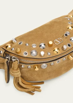 Valentino GaravaniMen's Nellcote Suede Belt Bag